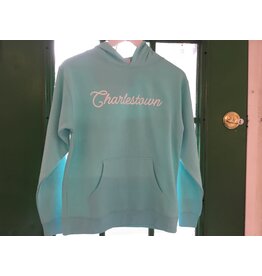 Hemlock Ink Kid's Charlestown Screenprinted Sweatshirt in Mint