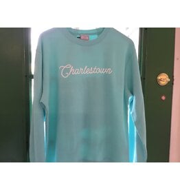 Hemlock Ink Charlestown Screenprinted Sweatshirt in Mint