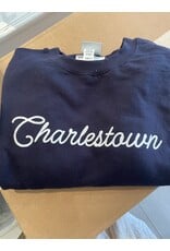 Hemlock Ink Charlestown Screenprinted Sweatshirt in Navy