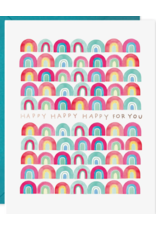 E. Frances Happy For You Rainbows Card