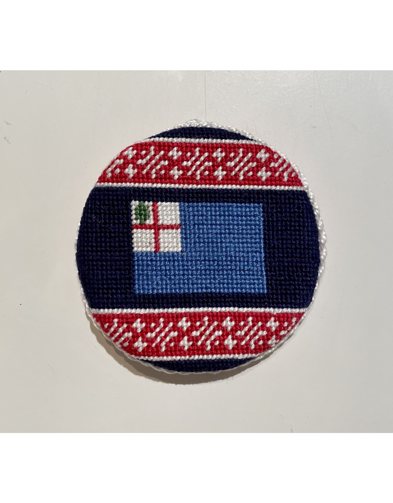 Smathers & Branson Bunker Hill Flag Fairisle Needlepoint Ornament