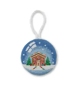 Smathers & Branson Snow Globe Needlepoint Ornament