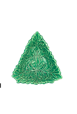 Vietri Lastra Holiday Green Figural Tree Dipping Bowl