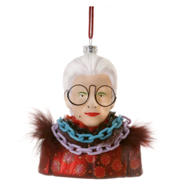 Iris Apfel Ornament