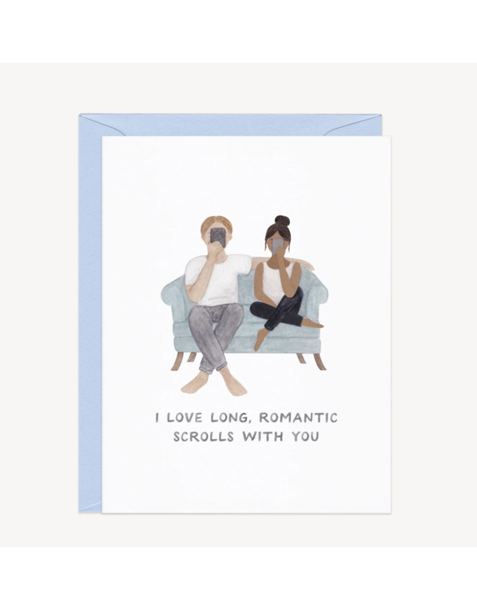 Amy Zhang Long Romantic Scrolls Card