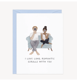 Amy Zhang Long Romantic Scrolls Card