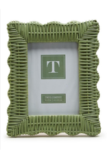 Decor Shop by Place & Gather Green Wicker Weave 4x6 Frame