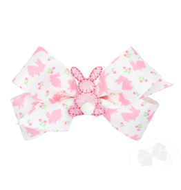 Wee Ones Mini Pink Bunnies with Bunny Bow