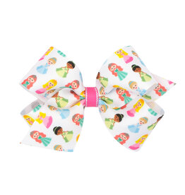 Wee Ones Medium Princess Print Bow