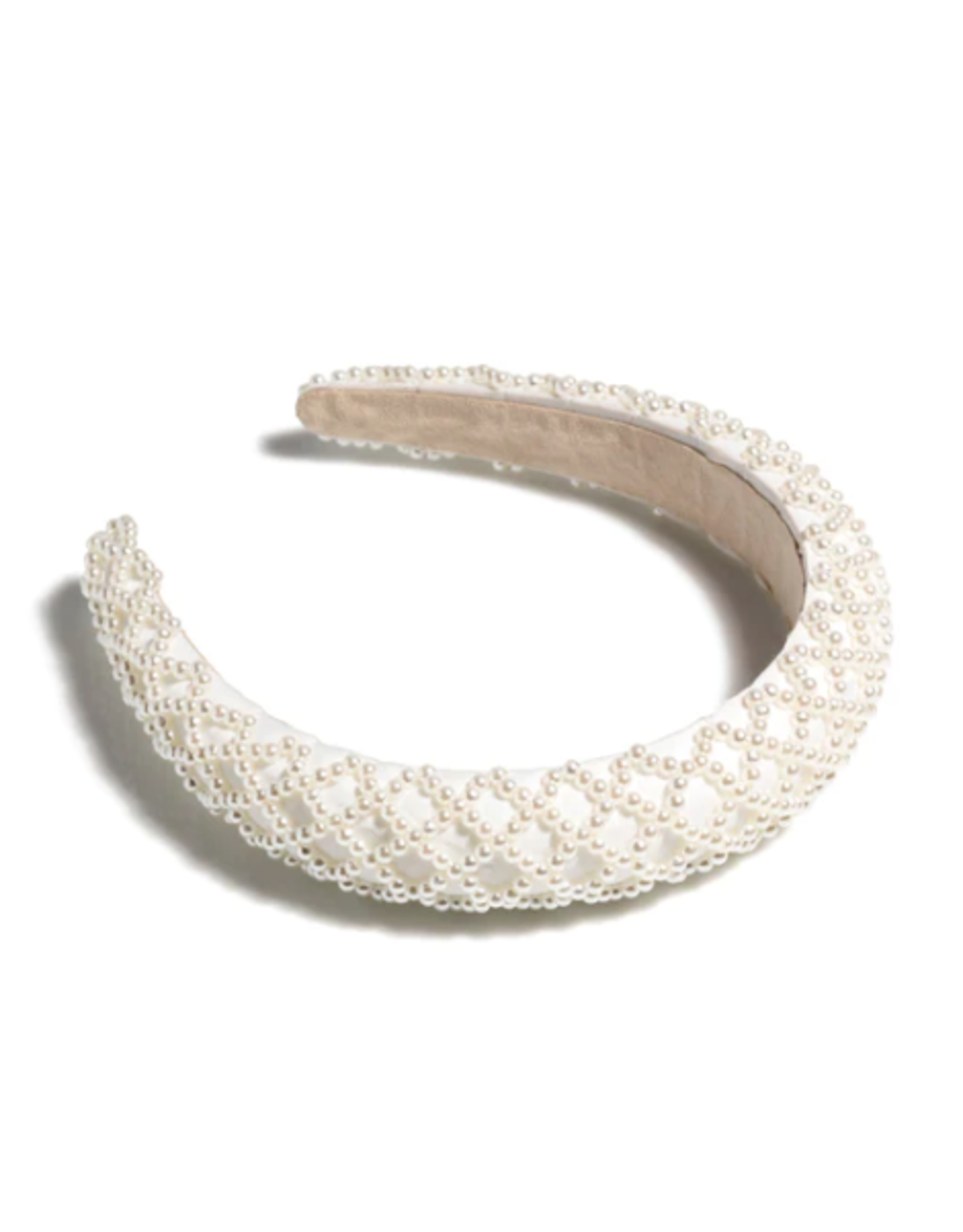 Accessories Shop by Place & Gather Pearl Trellis Headband in Ivory