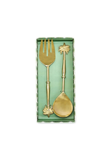 Decor Shop by Place & Gather Palm Tree Salad Server Set in Gift Box