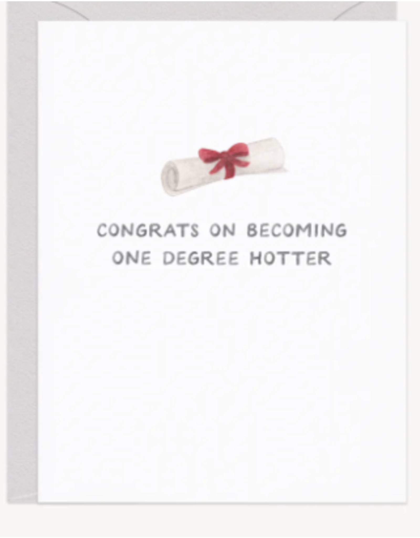 Amy Zhang One Degree Hotter Graduation Card
