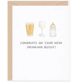 Amy Zhang Drinking Buddies Baby Card