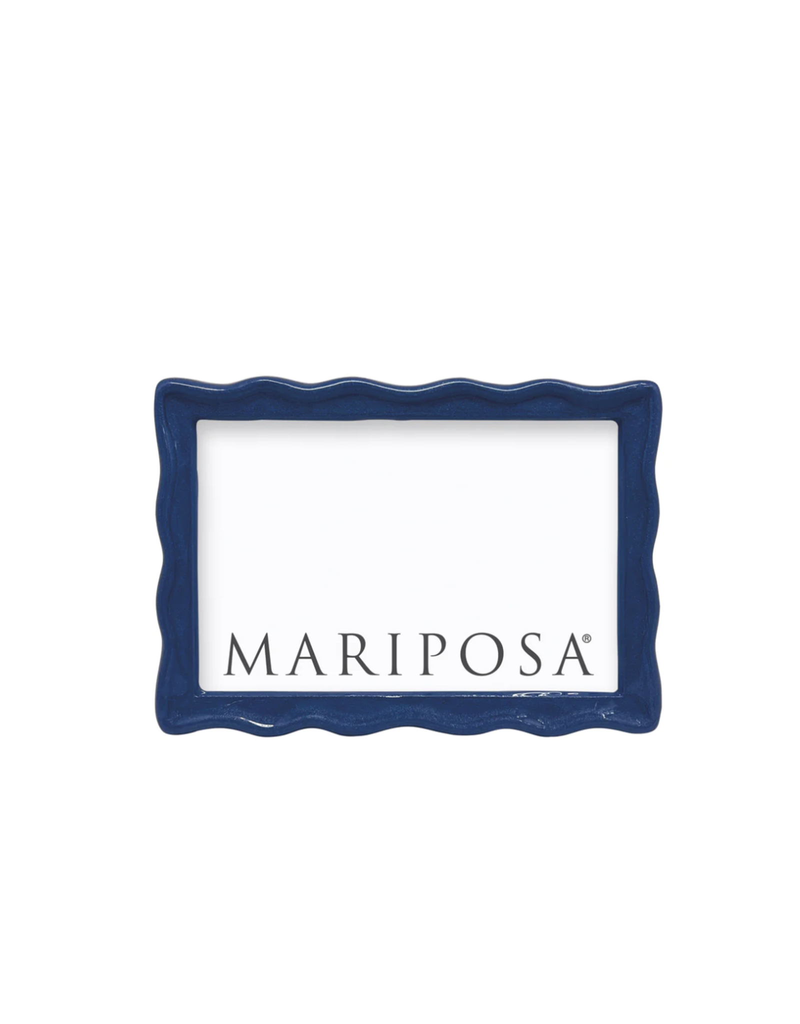 Mariposa Wavy 4x6 Frame in Blue