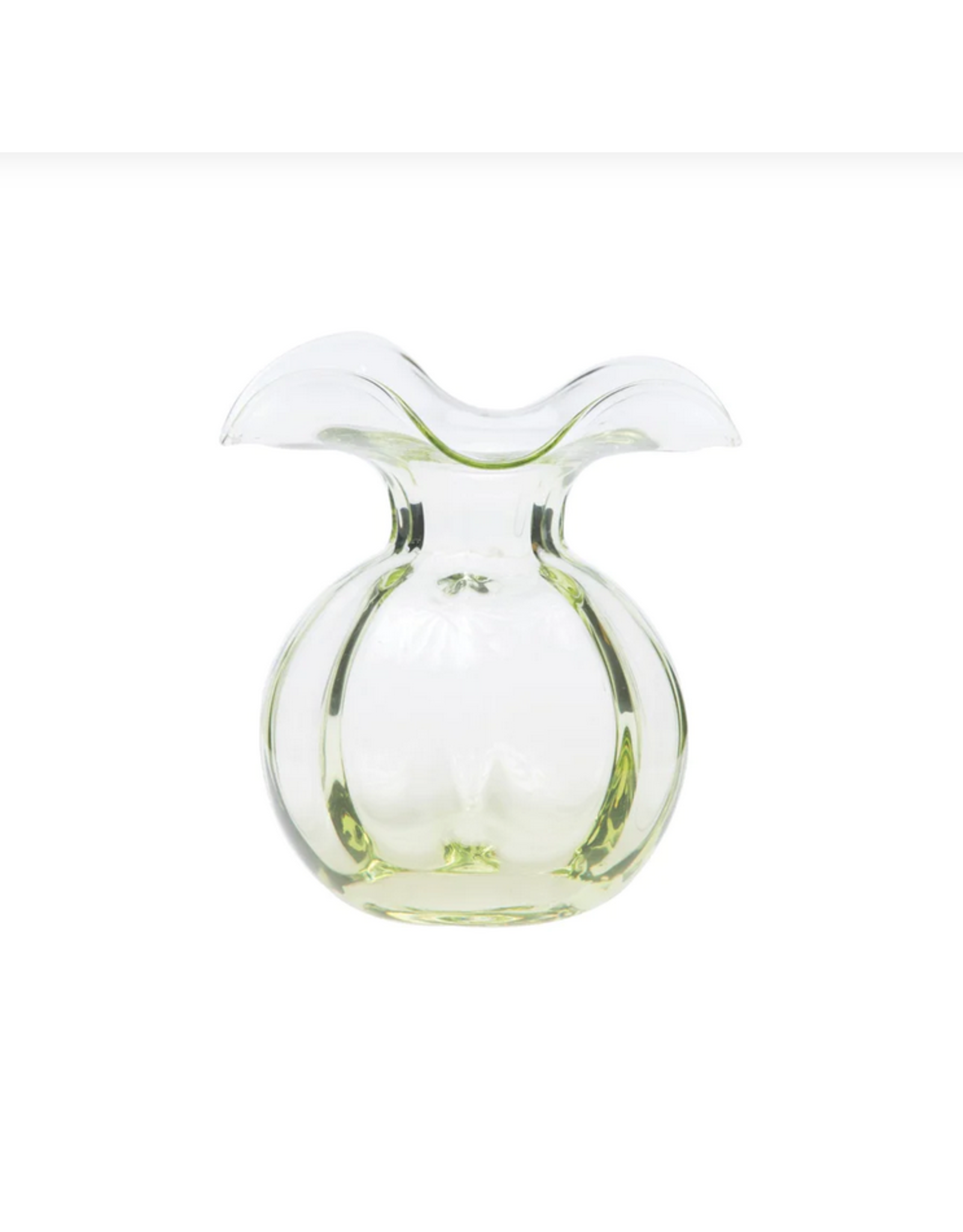 Vietri Hibiscus Glass Green Vase