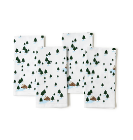 Decor Shop by Place & Gather Winter Scene Cloth Napkins, Set of 4