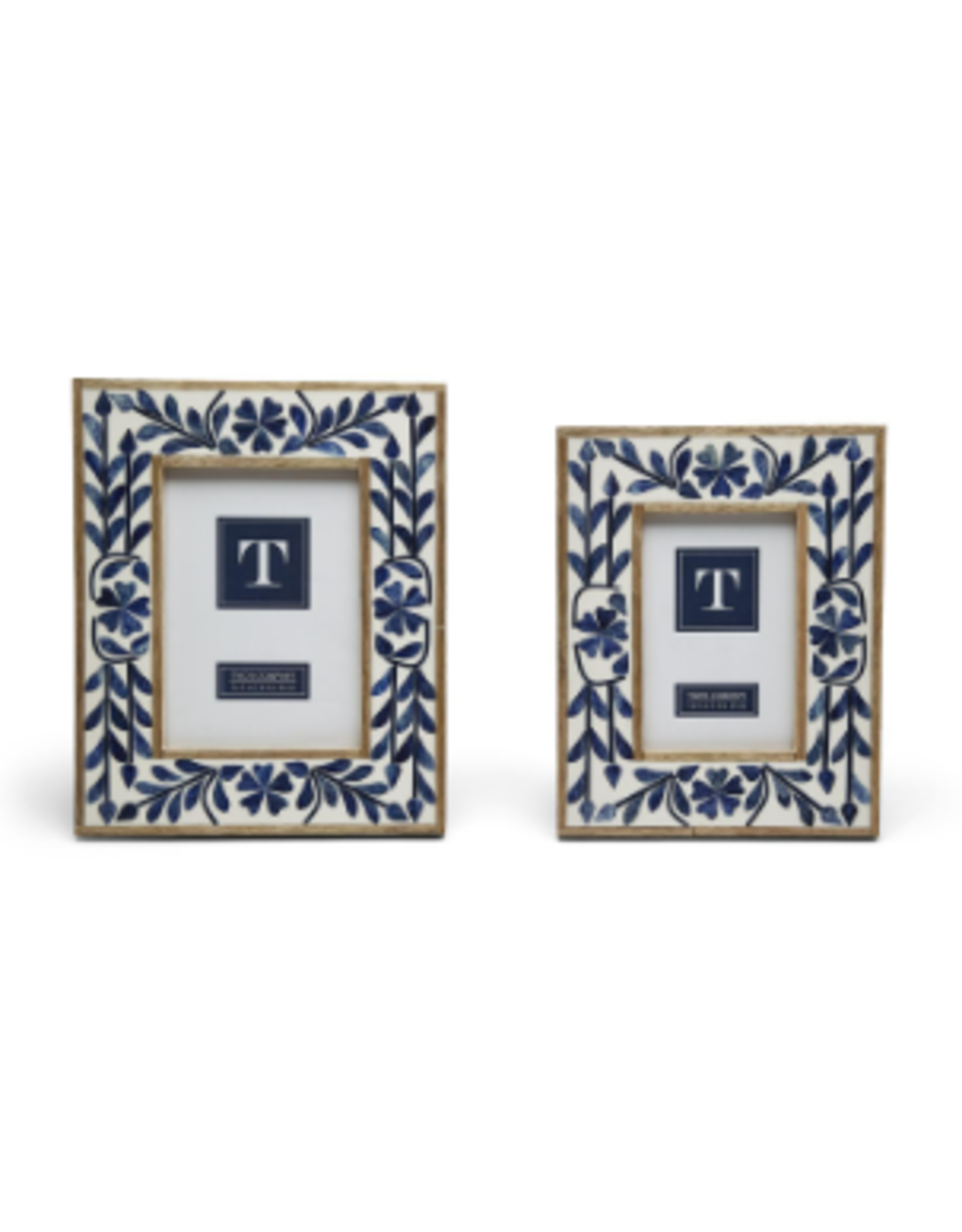 Decor Shop by Place & Gather Blue Belle Inlay Frame 5x7