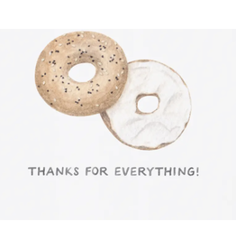Amy Zhang Everything Bagel Thank You Card
