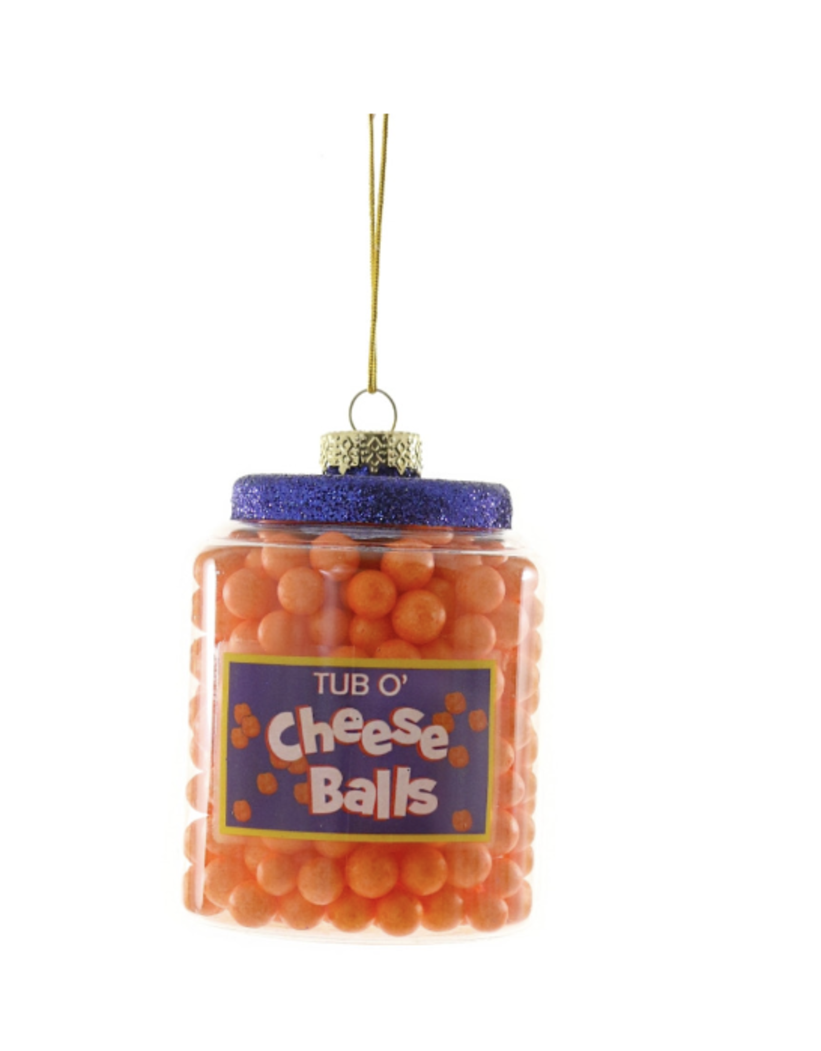 Tub of Cheese Balls Ornament
