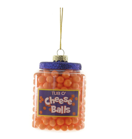 Tub of Cheese Balls Ornament