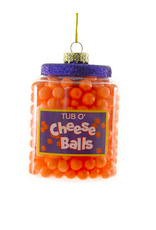 Tub of Cheese Balls Ornament