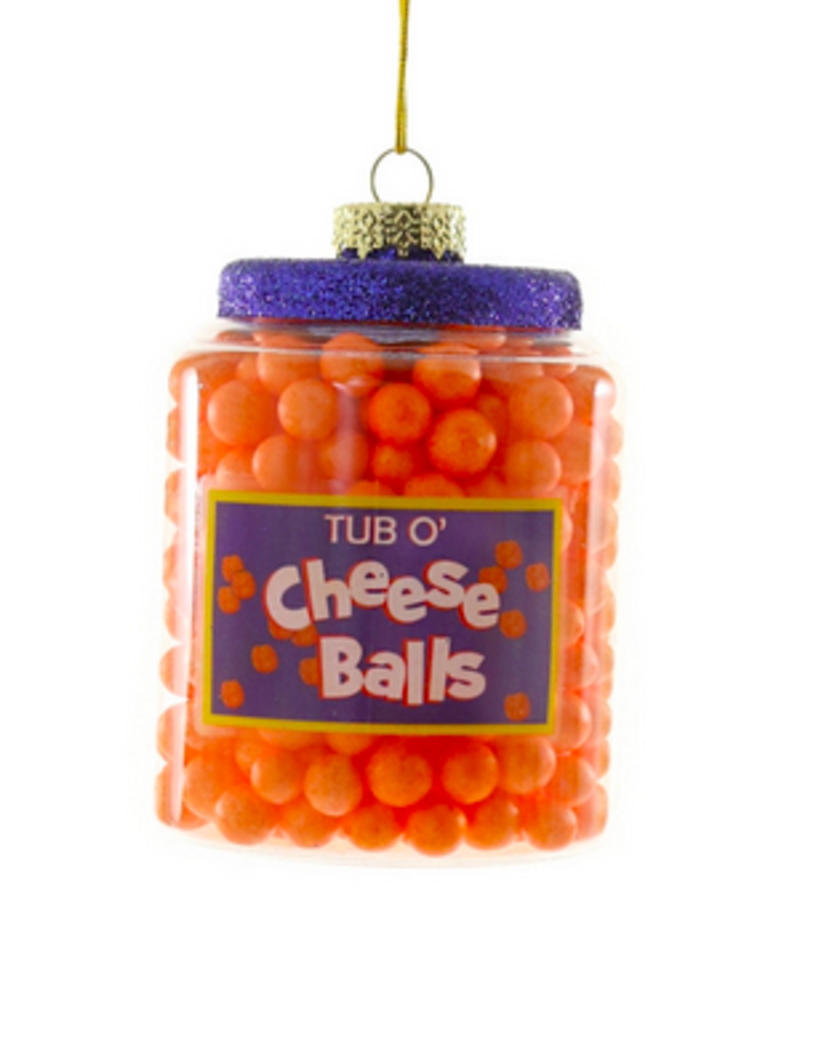 Tub of Cheese Balls Ornament