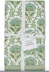 Decor Shop by Place & Gather Green & Blue Floral Pattern Napkins, Set of 4