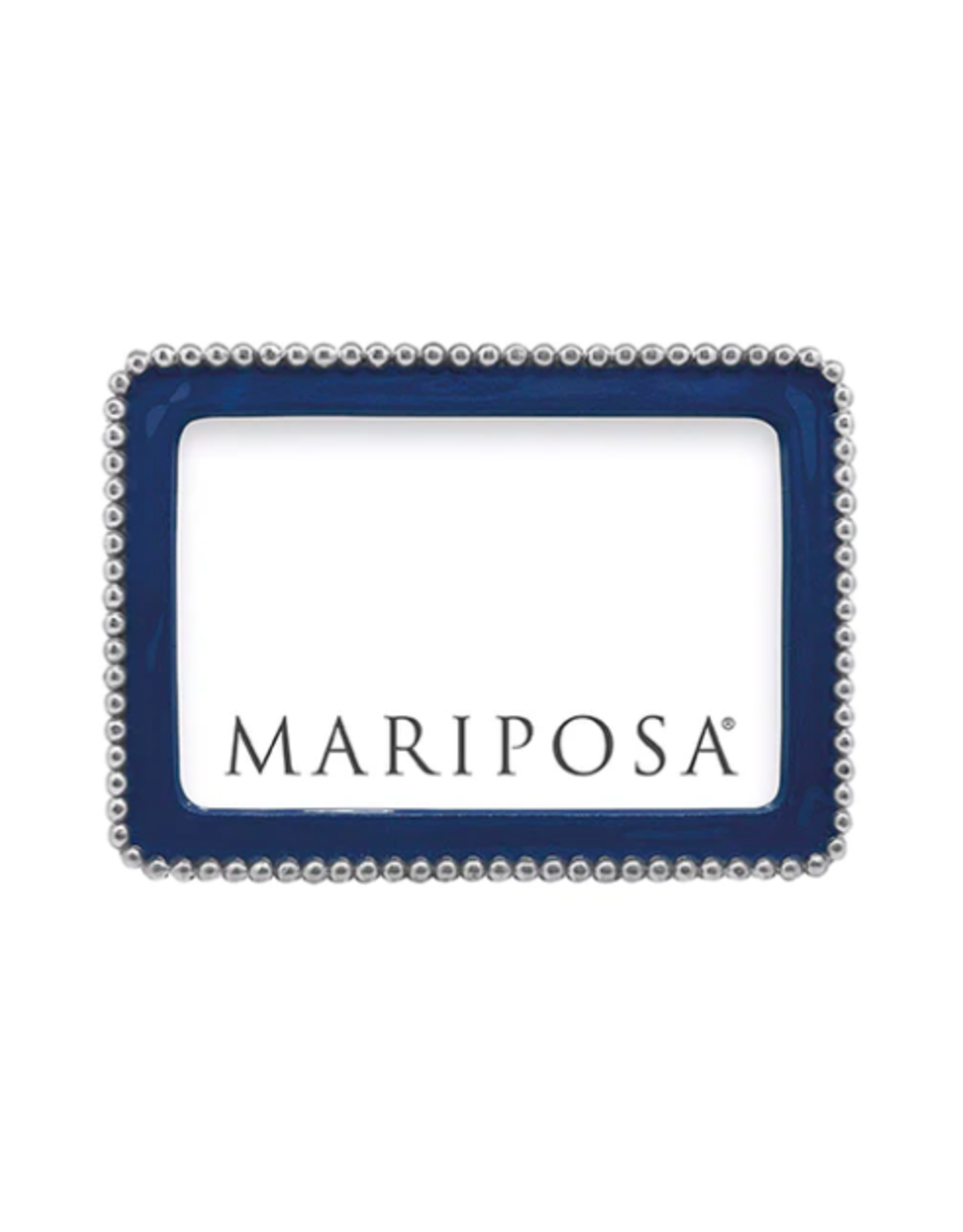 Mariposa Beaded Blue 4x6 Frame