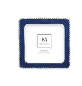 Mariposa Beaded Blue 5x5 Frame