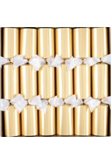 Caspari Solid Gold Christmas Crackers
