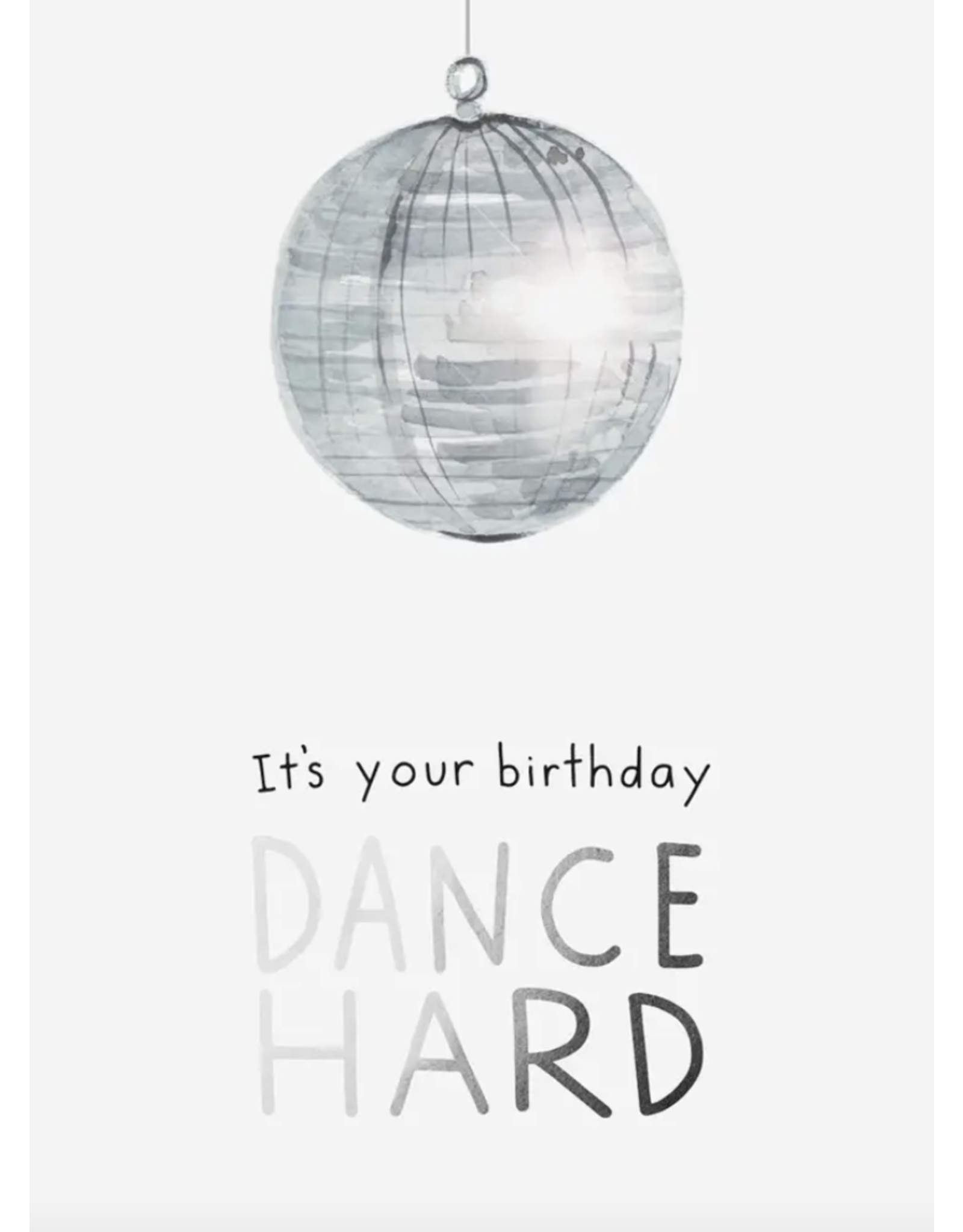 E. Frances Disco Ball Birthday Card