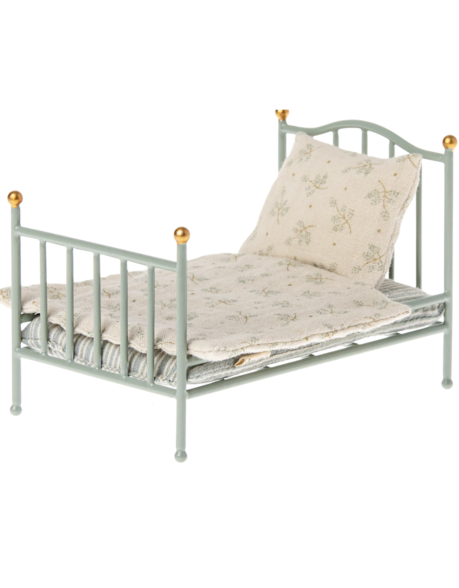 Maileg Mouse Vintage Bed in Mint by Maileg