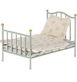 Maileg Mouse Vintage Bed in Mint by Maileg