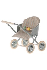 Maileg Mouse Stroller in Blue by Maileg