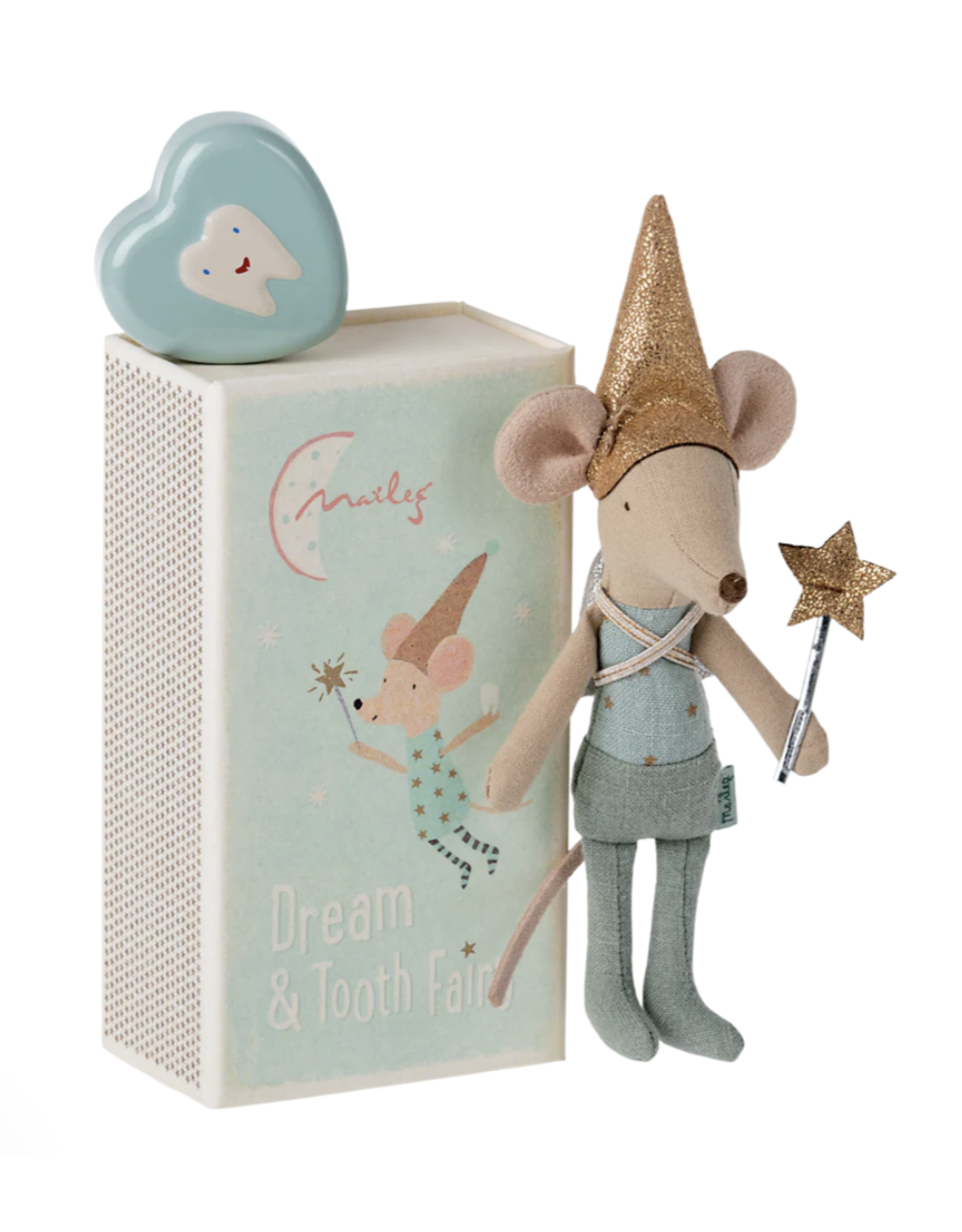 Maileg Tooth Fairy Mouse in Blue by Maileg