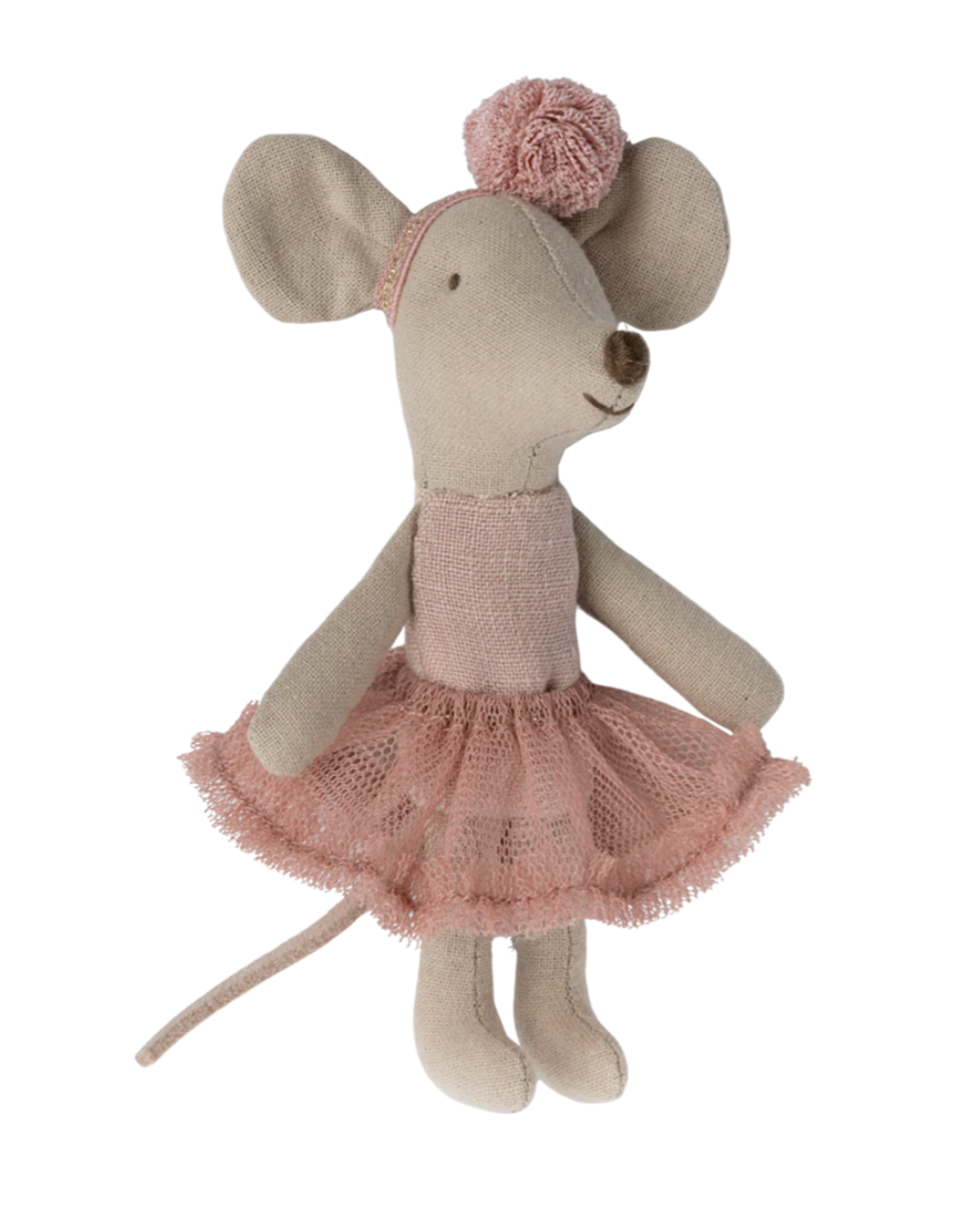 Maileg Ballerina Mouse Little Sister in Rose by Maileg