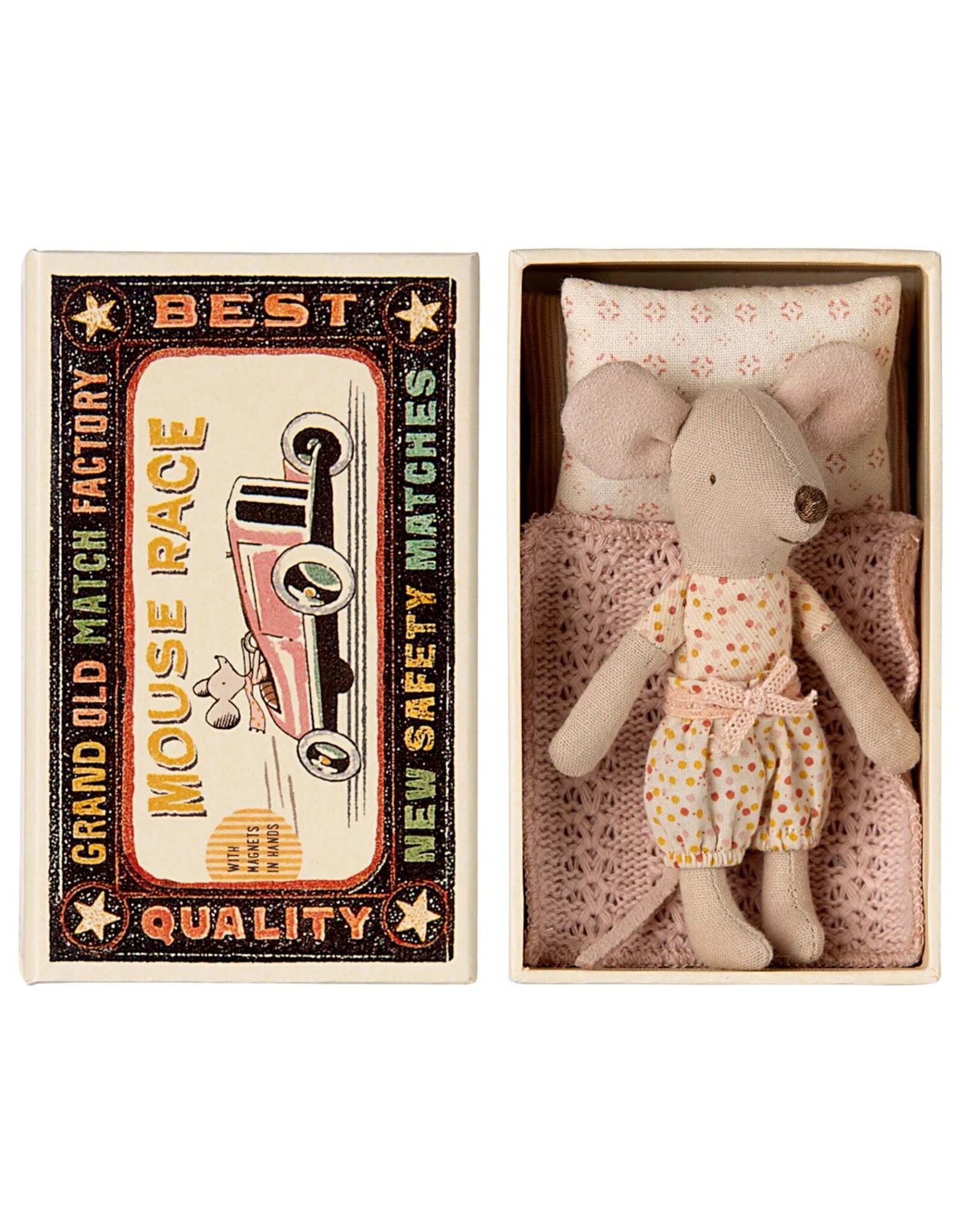 Maileg Little Sister Mouse in Matchbox by Maileg