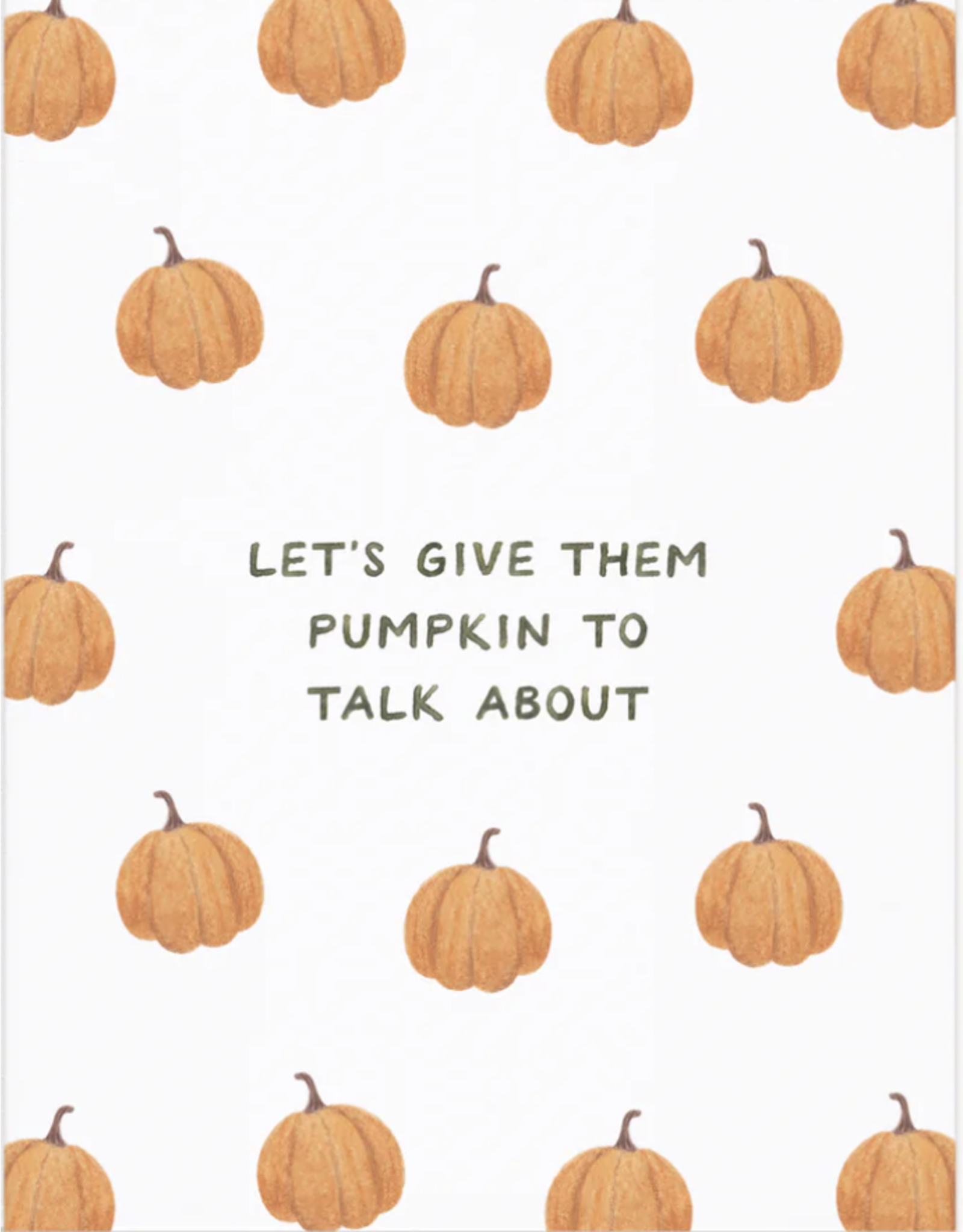 Amy Zhang Pumpkin to Talk About Card