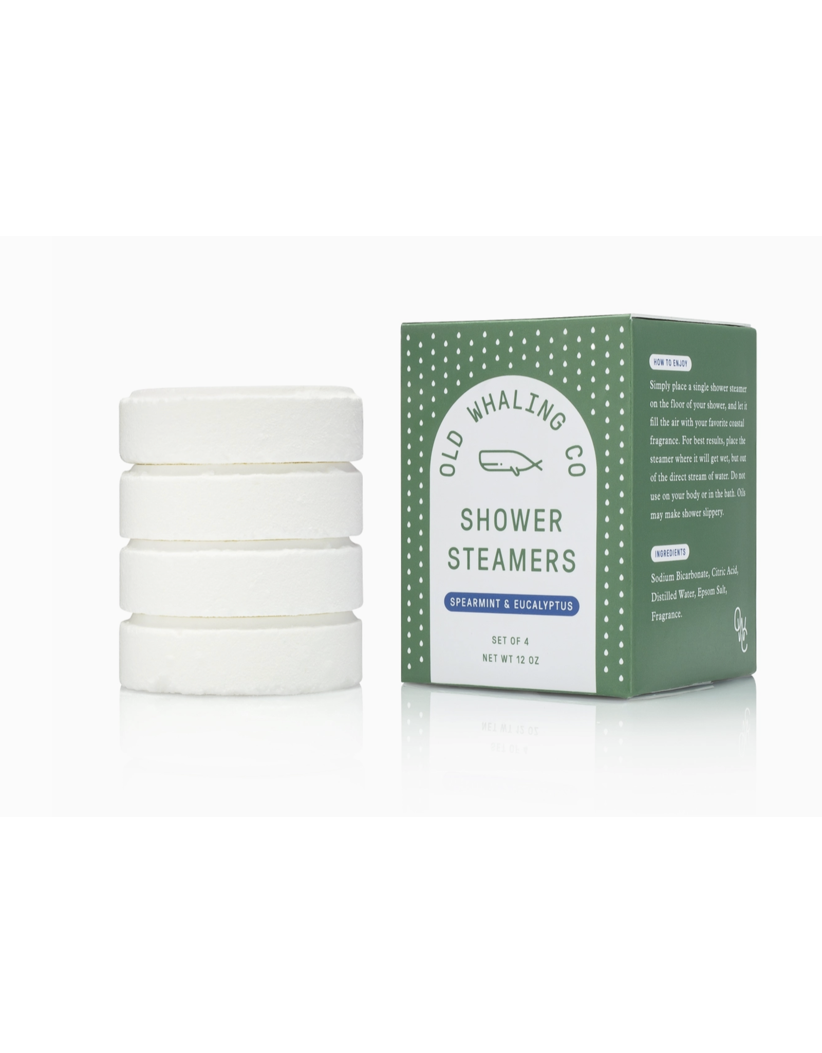 Old Whaling Co. Spearmint and Eucalyptus Shower Steamer