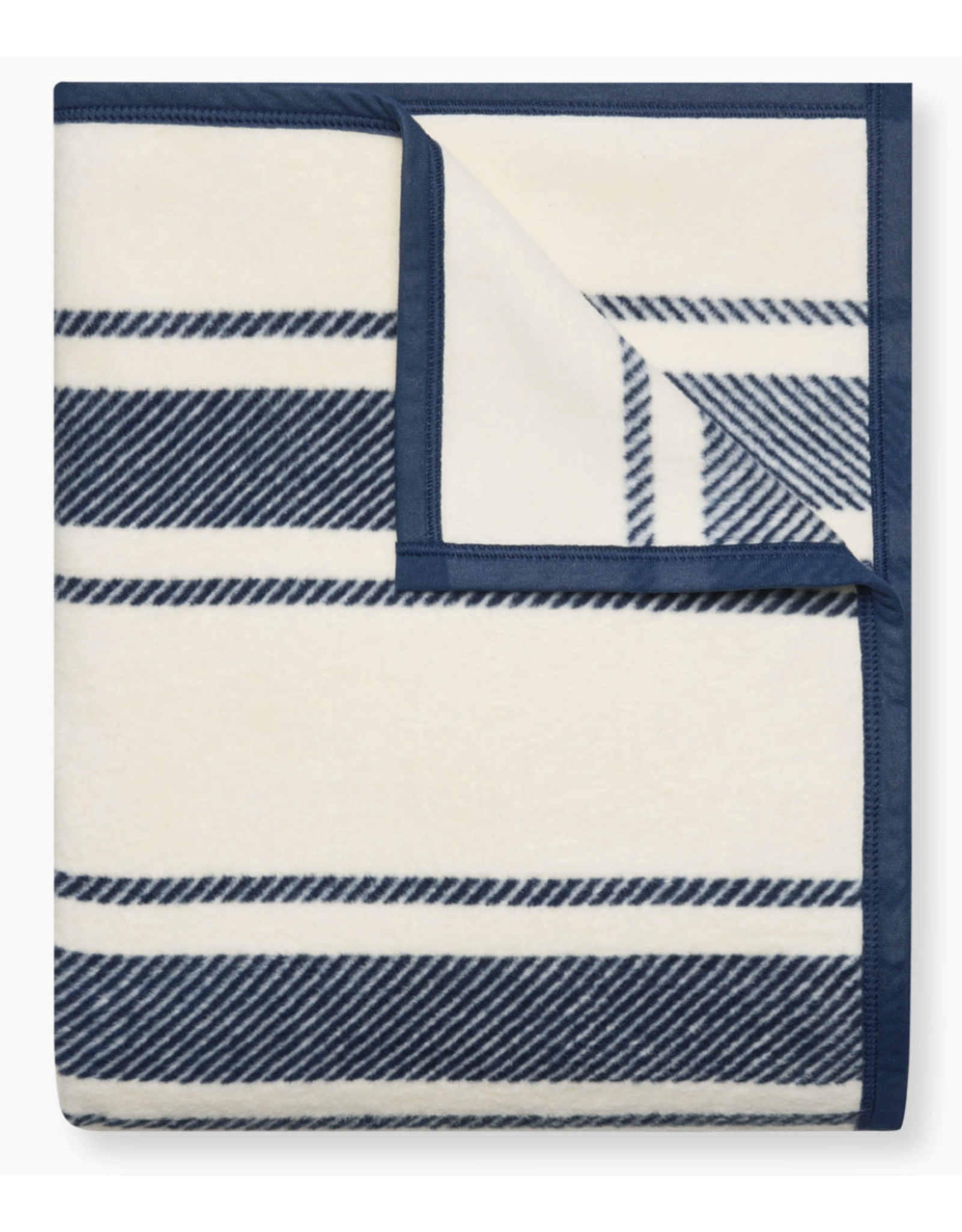 ChappyWrap Dockside Stripe in Navy Blanket by ChappyWrap