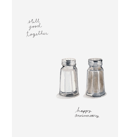 E. Frances Salt N Pepper Anniversary Card