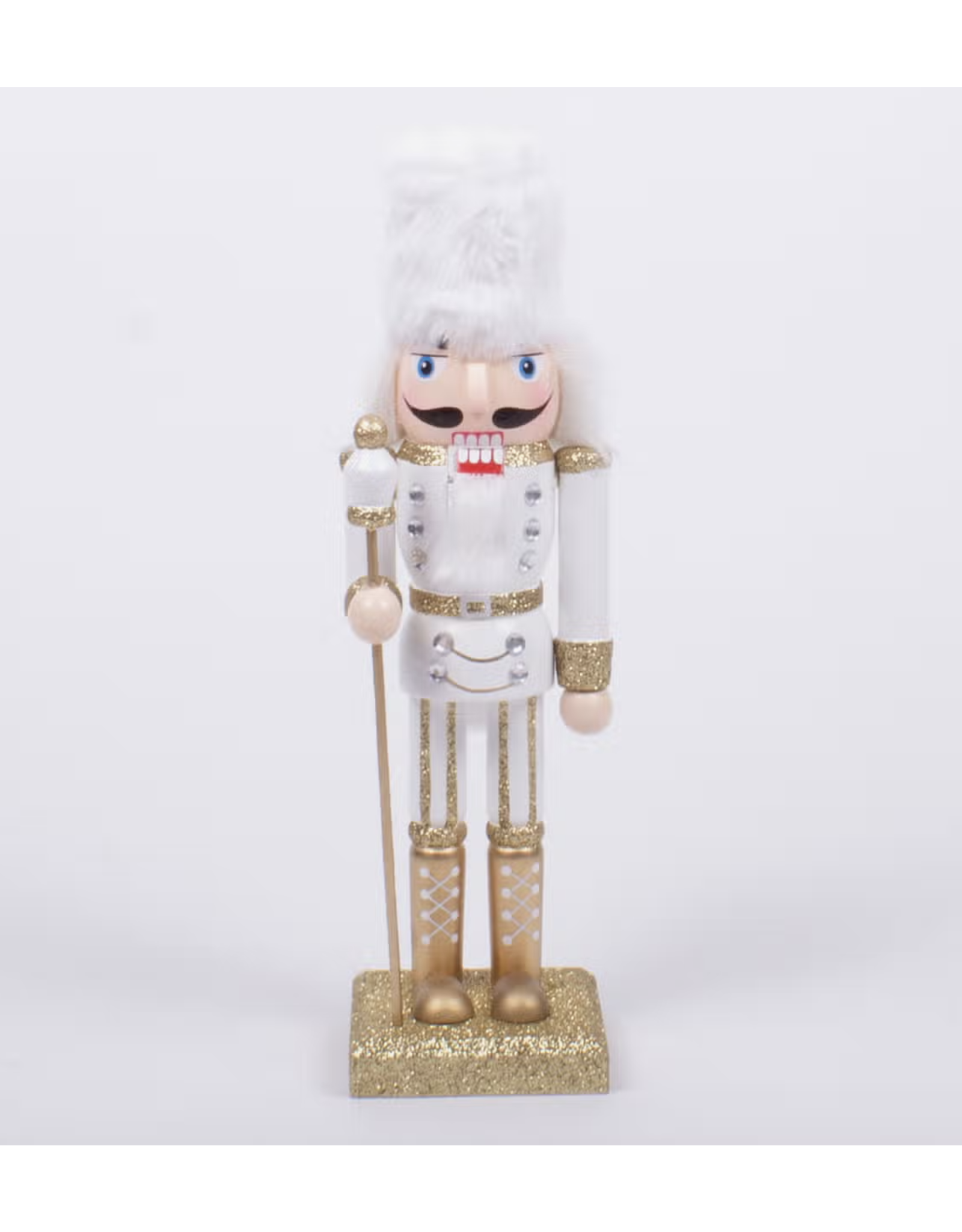 Decor Shop by Place & Gather Glitter Nutcracker in White