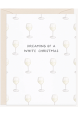 Amy Zhang Dreaming of a White (Wine) Christmas Card