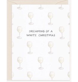 Amy Zhang Dreaming of a White (Wine) Christmas Card
