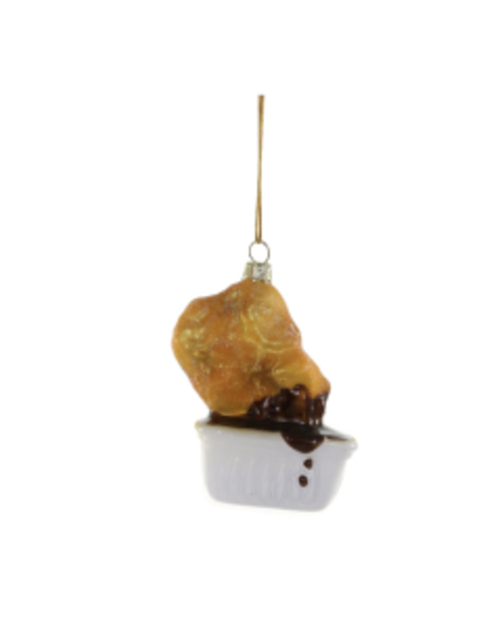 Chicken Nugget with BBQ Sauce Ornament