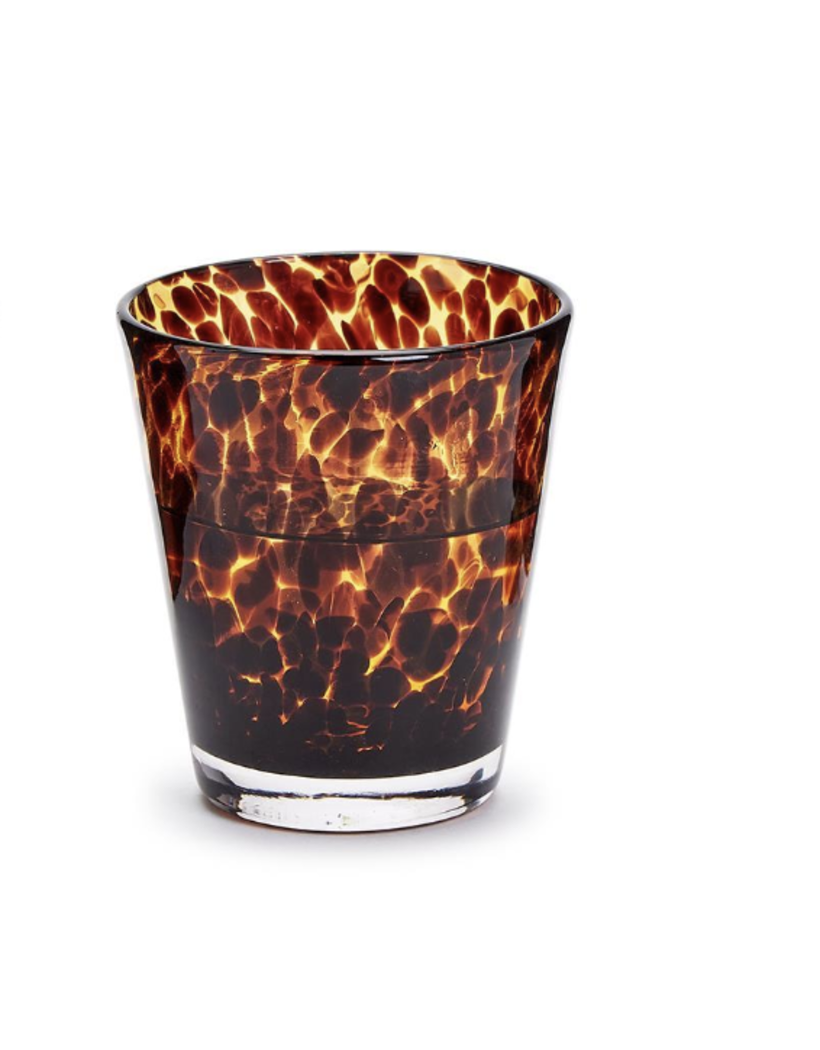 Tabletop Shop at Place & Gather Tortoise Double Old Fashion Glass