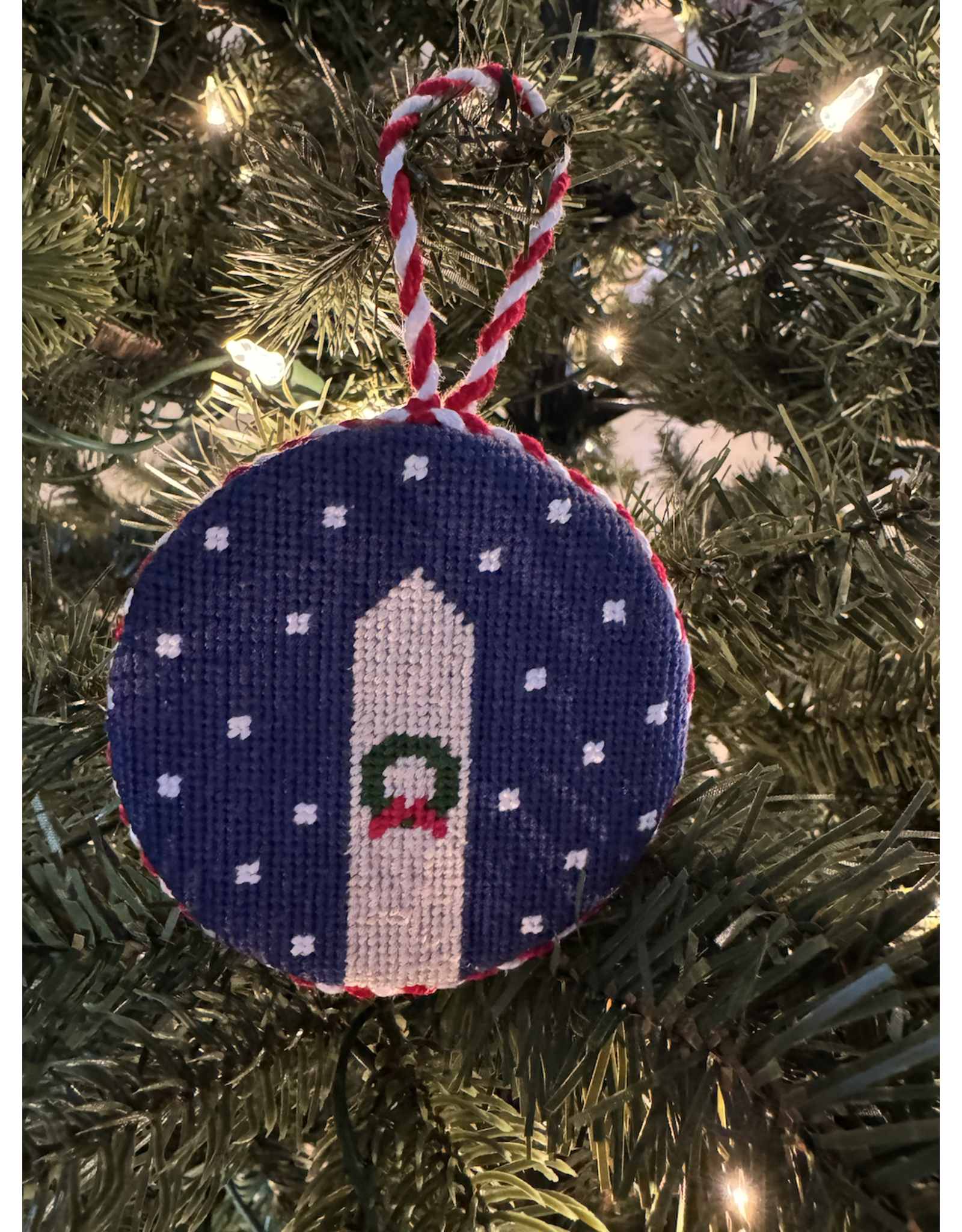 Smathers & Branson Bunker Hill Monument Needlepoint Ornament