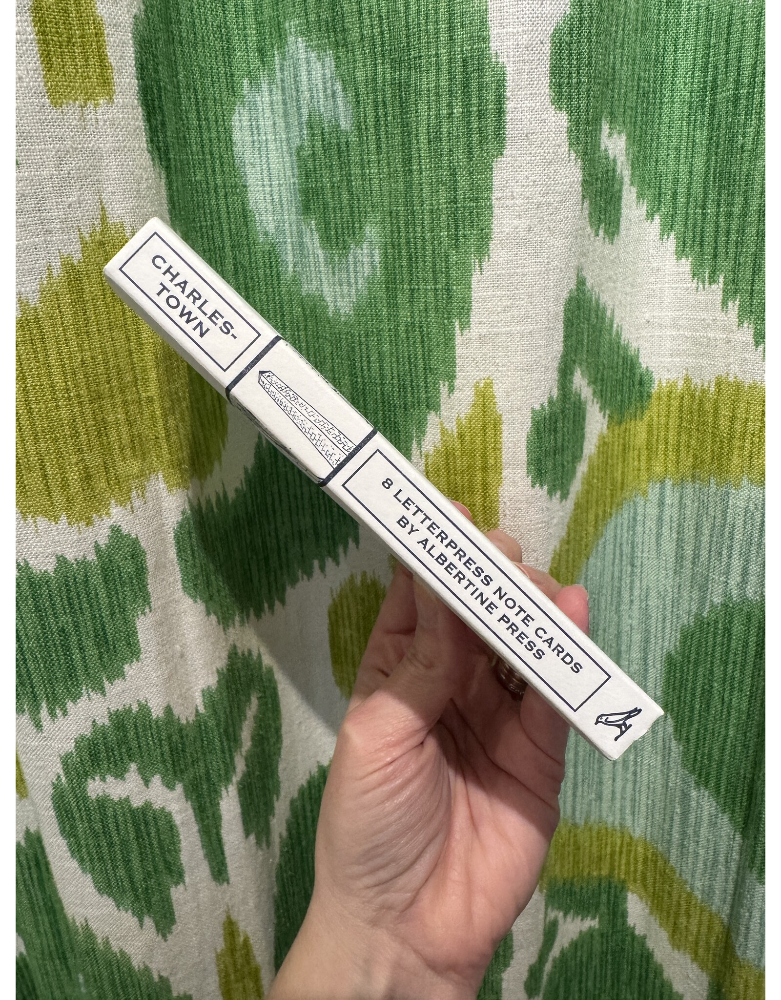 Albertine Press Charlestown Letterpress Library Notecard Set