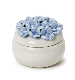 Decor Shop by Place & Gather Hydrangea Trinket Box in Blue