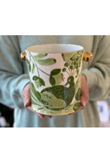 Jill Rosenwald Small Planter in Green Le Bird by Jill Rosenwald